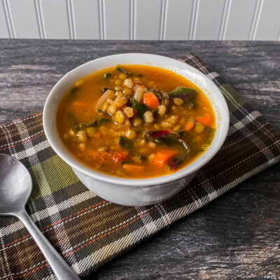 Barley-Lentil with Swiss Chard Soup<br>Delivery March 3-7