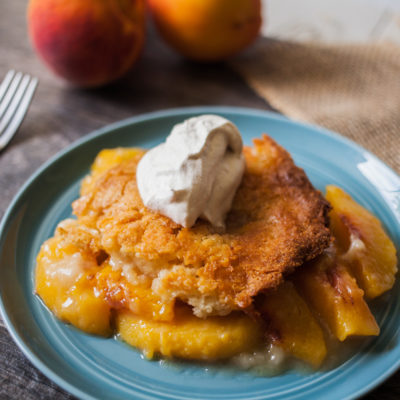 Fresh Peach Cobbler<br>Delivery June 2-6