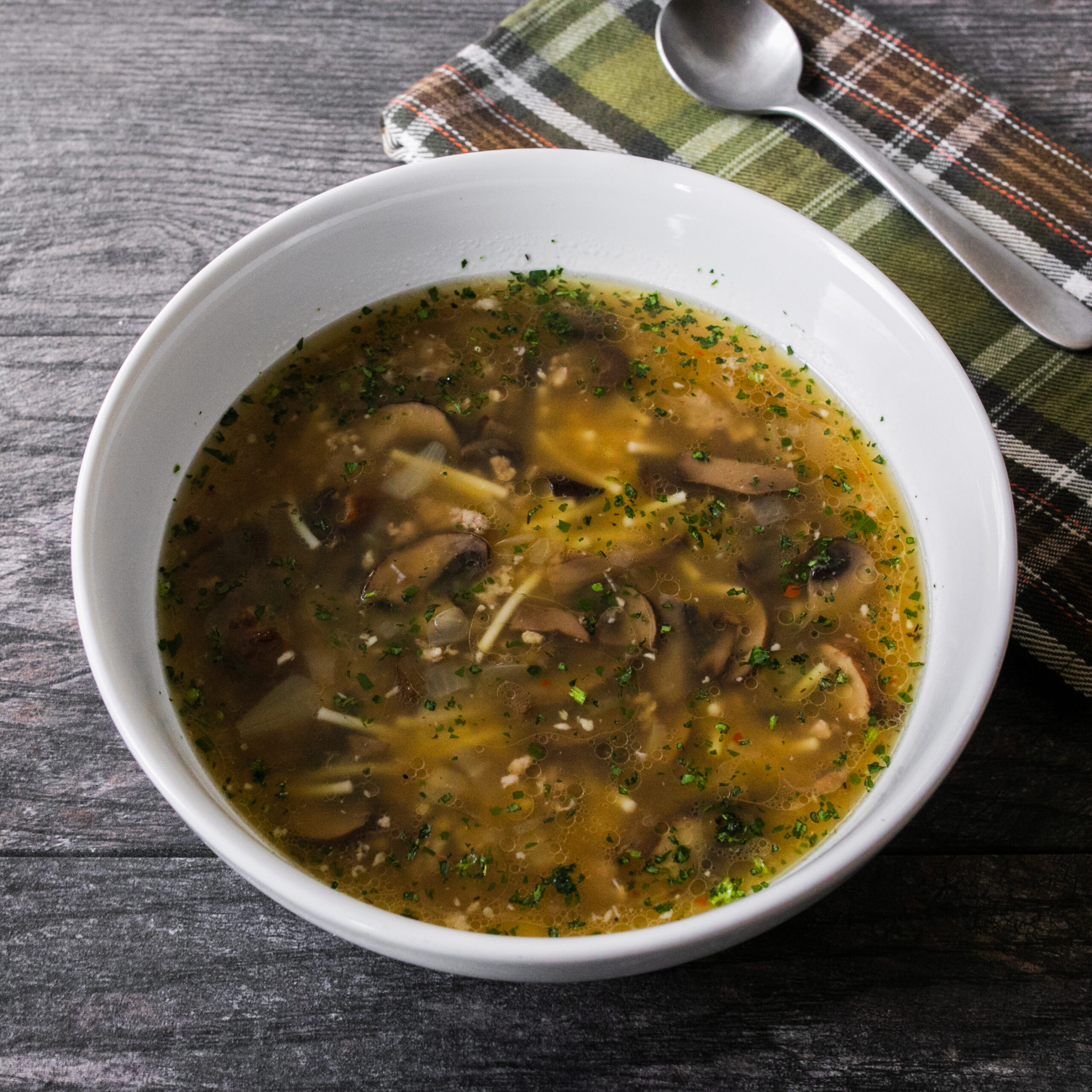 Italian Sausage-Mushroom Soup <br>Delivery May 26-30