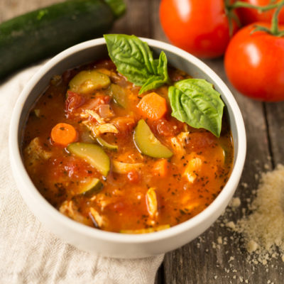 Italian-Style Chicken and Vegetable Soup<br>Delivery June 23-27
