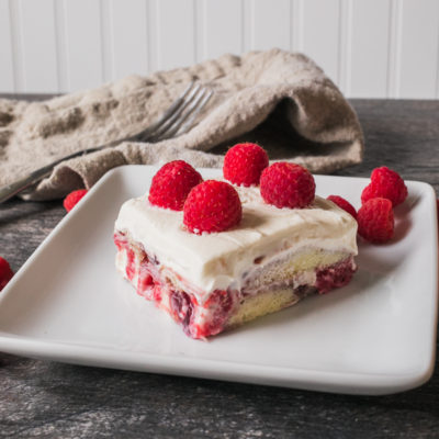 Raspberry Tiramisu<br>Delivery June 23-27