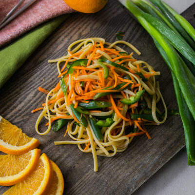 Sesame Noodle, Green Bean and Carrot Salad<br>Delivery July 14-18