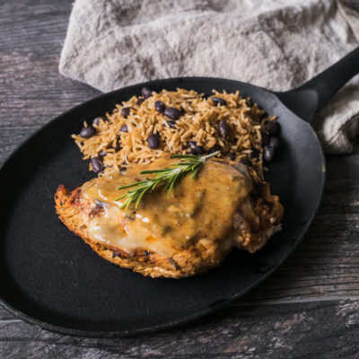 Southwestern-Style Lime Chicken with Ancho Chile Aioli with Black Beans and Rice <br>Delivery June 30-July 4