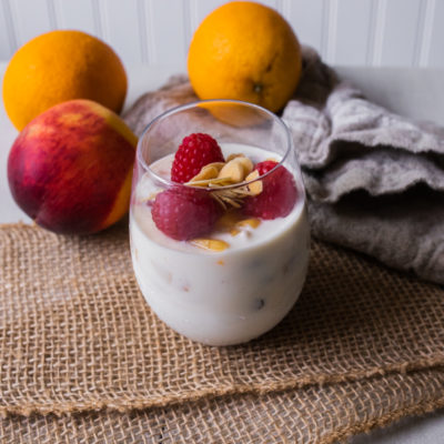 Peach and Almond Raspberry Swirl<br>Delivery July 14-18