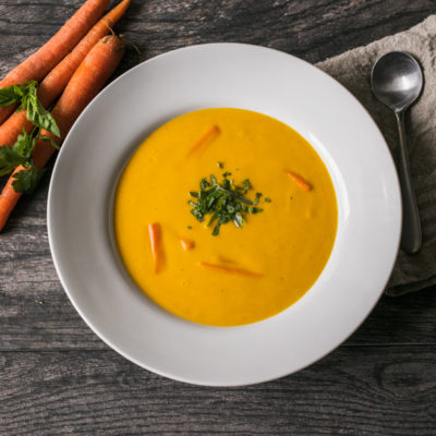 Red Curry-Carrot Soup<br>Delivery April 7-11