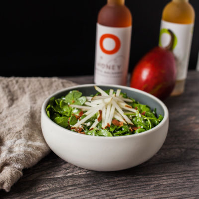 Arugula with Pears, Pancetta and Ricotta Salata with a Champagne-Honey Vinaigrette<br>Delivery September 8-12