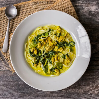 Coconut-Curry Chicken Noodle Soup<br>Delivery September 8-12