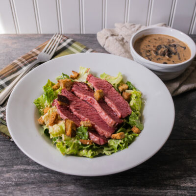 Corned Beef Salad with Thousand Island Dressing with Hungarian-Style Mushroom Soup<br>Delivery September 1-5