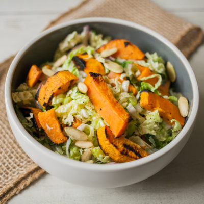 Grilled Sweet Potato and Napa Cabbage Salad with Lime Vinaigrette<br>Delivery September 1-5
