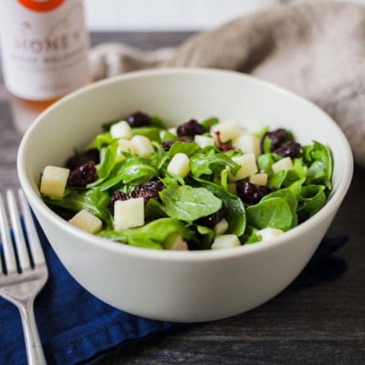 Mixed Greens with Cheese, Dried Cherries and Honey Vinaigrette<br>Delivery September 1-5