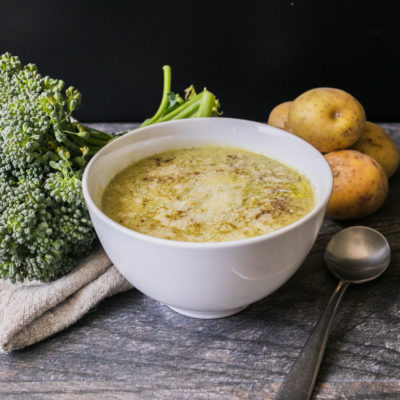 Seared Broccoli and Potato Soup<br>Delivery June 2-6