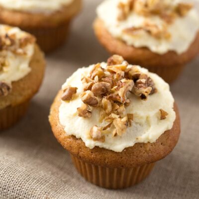 Banana Muffins with Mascarpone Cream Frosting<br>Delivery July 21-25