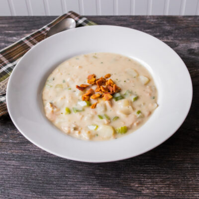 New England Clam Chowder<br>Delivery November 3-7