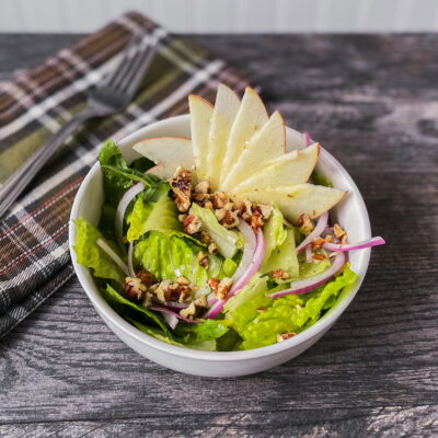 Romaine with Apple, Red Onion and Toasted Pecans<br>Delivery September 15-19