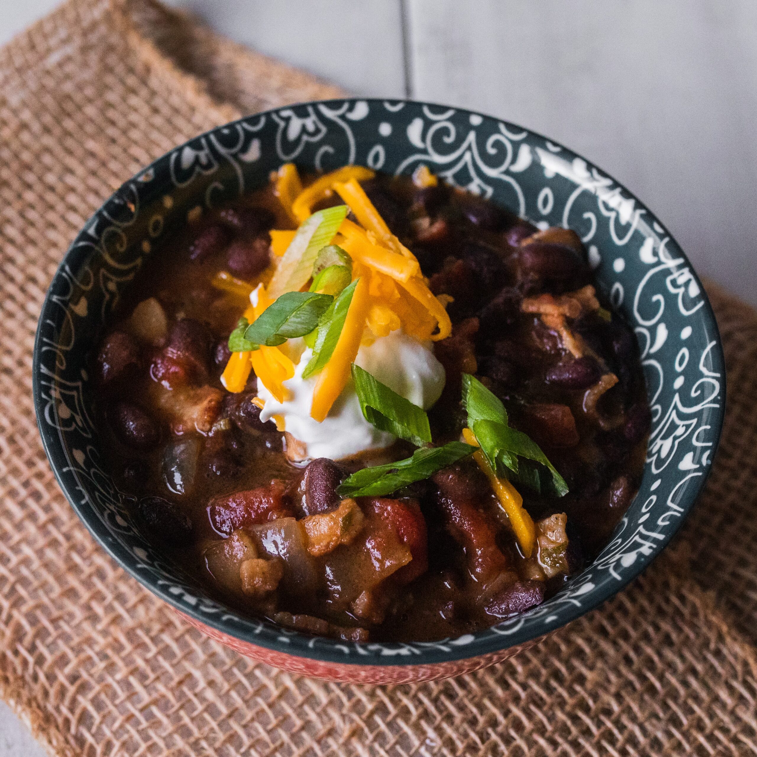 Mexican-Style Black Bean Soup with Bacon<br>Delivery December 30-January 3
