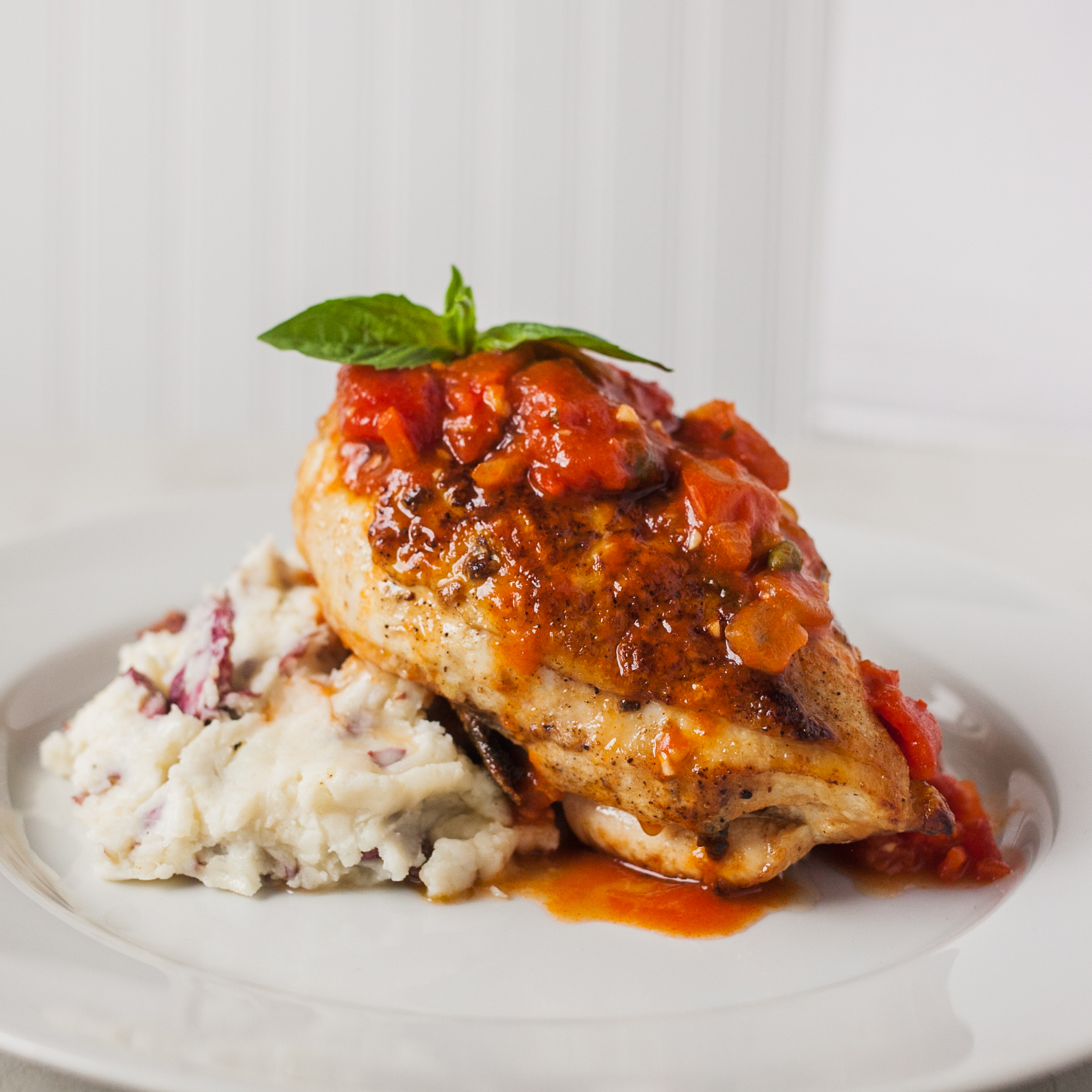 Chicken Cacciatore with Parmesan-Mashed Potatoes<br>Delivery December 15-19